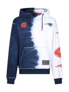 Толстовка Re:Covered Hoodie NFL Patriots Ink Dye Effect On, темно-синий