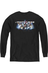 Футболка Infinite Crisis Ic Blue Youth с длинным рукавом Gildan