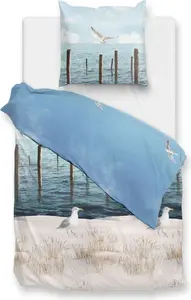 Постельное белье ZO! Home Renforcé - Sandler - Чайка, Пляж 135 x 200 см Чайка, Пляж, Море Zo!Home