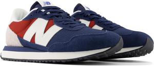 Мужские кроссовки для бега по шоссе New Balance 237 V1 Classic, Nb Navy/Brick Red/White