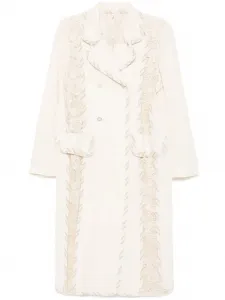 Двубортное пальто COMMUNS, нейтральный