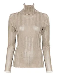 Водолазка в рубчик Fabiana Filippi, нейтральный