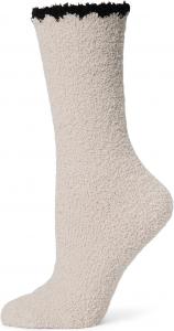 Носки Barefoot Dreams Women's Cozychic  Blanket Stitch Socks, Stone