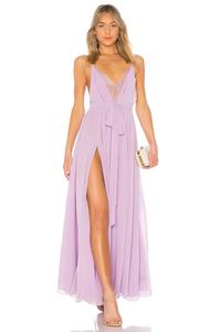 Платье Michael Costello x REVOLVE Justin Gown, лавандовый