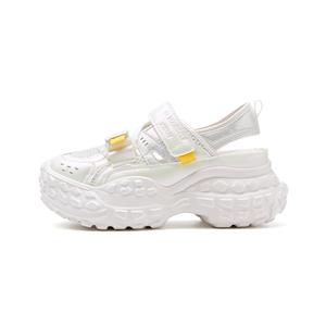 Женские кроссовки с низким верхом и массивной подошвой, устойчивые к истиранию и скольжению JOSINY, Ecru