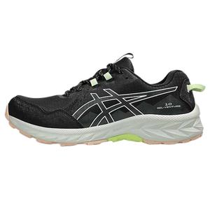 ASICS GEL VENTURE 10 амортизирующие, дышащие, поддерживающие низкие кроссовки для женщин black green