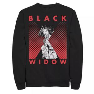 Мужской свитшот Marvel Black Widow Halftone Licensed Character