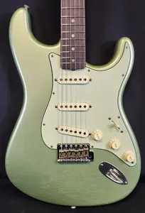 Fender Custom Shop 1959 Stratocaster Journeyman Relic, серия Time Machine, гриф 3A из палисандра, Sage Green Metallic, с футляром HSC 2024