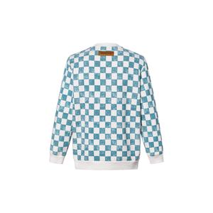 Дамиэ Принт Свитшот LOUIS VUITTON, Синий Белый Мультиколор