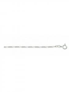 Adeliás Женское колье Фигаро из серебра 925 пробы, диаметр 1,8 мм
