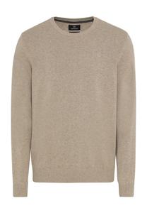 Вязаный мужской свитер с круглым вырезом LERROS, черный