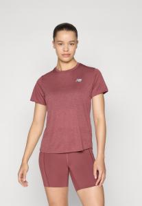 Футболка New Balance ATHLETICS, Burgundy Heather/Dark Red