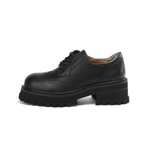 Лоферы женские низкие серебристо-черные ST&SAT