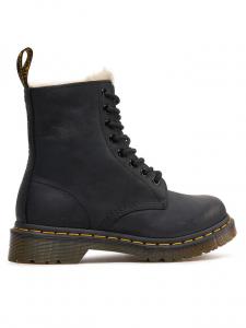 Сапоги Dr. Martens с мехом, черный