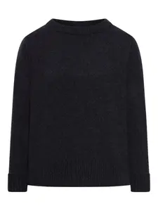 Джемпер из шерстяной смеси Roberto Collina, черный