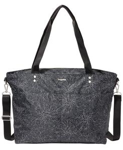 Сумка-переноска для ноутбука Baggallini, Midnight Blossom print