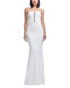 Платье без бретелей Izzy Dress the Population, белый