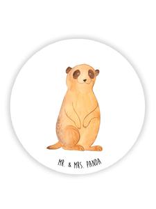 Mr. & Mrs. Panda Магнит на холодильник с изображением белого суриката без надписи