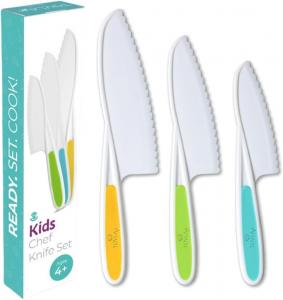 Набор ножей Tovla Jr. Knives for Kids кухонных детских, 3 шт, мультиколор
