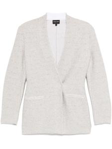 Пиджак Giorgio Armani с люрексом, белый