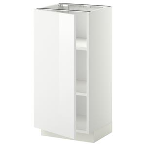 Тумба под шкаф с полками, белая/Ringhult white, 40x37 см IKEA Metod