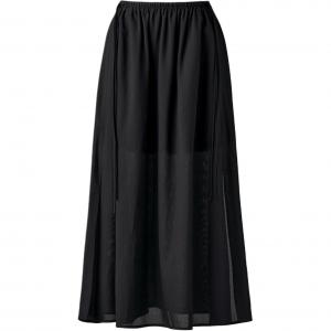 UNIQLO Коллекция C SS25 Повседневная длинная юбка Women's Black