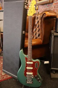 Fender Custom Shop Bass VI Journeyman Relic - состаренный металлический Шервуд Грин