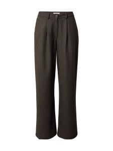 Свободные брюки со складками спереди RÆRE by Lorena Rae, коричневый