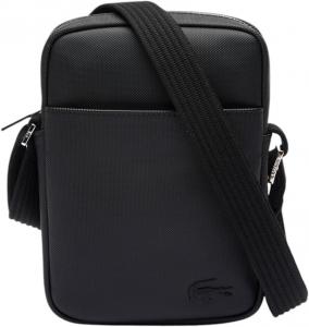 Классическая сумка-портфель Lacoste для мужчин с эффектом пике, Black