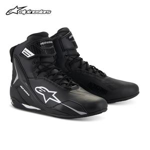 ALPINESTARS PROTECTS Женские мотоциклетные ботинки Xing, FASTER-4, всесезонные повседневные шнурованные короткие ботинки, черные, размер 37