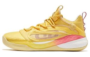 Баскетбольные кроссовки Sharp Edge 6.0PRO Basketball Shoes Men Low-Top Smoothie Yellow Qiaodan
