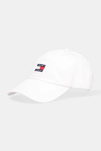 Хлопковая кепка с козырьком Tommy Jeans, белый