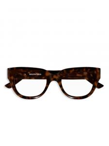 Balenciaga Eyewear очки в круглой оправе, коричневый