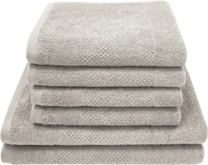 Набор полотенец Dyckhoff "Полоски попкорна" (комплект (6 шт.), бежевый