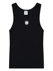 Топ с логотипом Vetements, черный