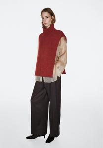 Джемпер Massimo Dutti SLEEVELESS HIGH NECK SWEATER, Red