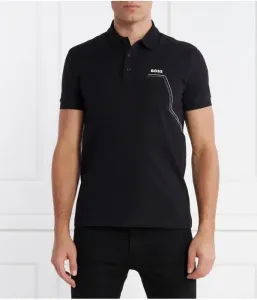 Поло Paddy 3 regular fit Boss Green, черный