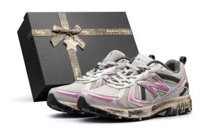 NB 410 V5 дышащие низкие кроссовки для бега unisex pink New Balance, розовый