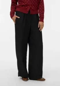 Melaney hohe taille pantaloni Vero Moda, Black