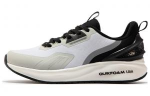 Кроссовки для бега QU!KFOAM женские с низким верхом, белый/черный 361°