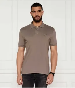 Поло Пассажир slim fit Boss Orange, коричневый