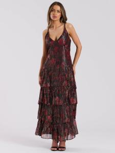 Платье Finding Friday, темно-красный