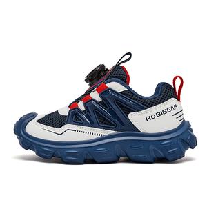 Нескользящие и износостойкие дышащие низкие детские кроссовки для повседневной носки HOBIBEAR, синий