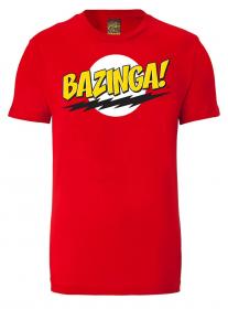 Рубашка LOGOSHIRT Bazinga, красный