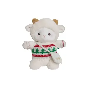 Плюшевая кукла Poky Lamb высотой 23 см Dolls and bears dance, белый