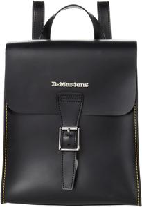 Dr. Martens Mini Leather Backpack - унисекс рюкзак - застежка на квадратную пряжку - верхняя ручка для переноски - регулируемые лямки на пряжках, черный, One Size, Black