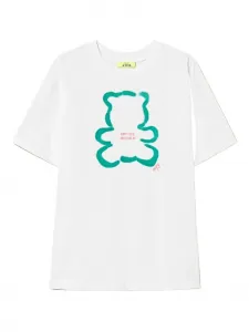Футболка с принтом TWINSET, белый