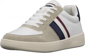 Мужские кроссовки Ben Sherman Hyde Classic, белый/бежевый/темно-синий/красный