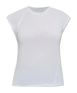 Футболка с необработанным краем Helmut Lang, белый