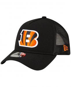 Мужская черная регулируемая кепка Cincinnati Bengals A-Frame Trucker 9FORTY New Era